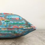 Realhomes Eğitici Trafik Yolu Oyun Tasarımlı Çocuk & Genç Odası Modern Yastık Kırlent Kılıfı Realhomes