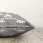 - Rasel-Kc10613-Gorsel-2 - Realhomes  Realhomes Gri Zemin Unicorn Temalı At Çocuk & Genç Odası Modern Yastık Kırlent Kılıfı Realhomes