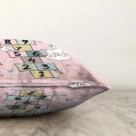 - Rasel-Kc10618-Gorsel-2 - Realhomes  Realhomes Unicorn Temalı Renkli Seksek Oyun Tasarımlı Çocuk & Genç Odası Modern Yastık Kırlent Kılıfı Realhomes